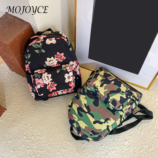 Female Backpack Fashion Pack Women&#39;s Daypack Vintage Women School Printing Ladies Large Capacity Travel Handbags