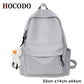 HOCODO Waterproof Women Backpack Fashion Solid Color Female Travel Backpack Anti-Theft School Bag Quality Laptop Backpack Women
