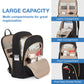 BAGSMART Backpacks for Women College Backpack 17.5’’ /15.6’’ Notebook Travel Backpack with USB Charging Port Computer Bag Men