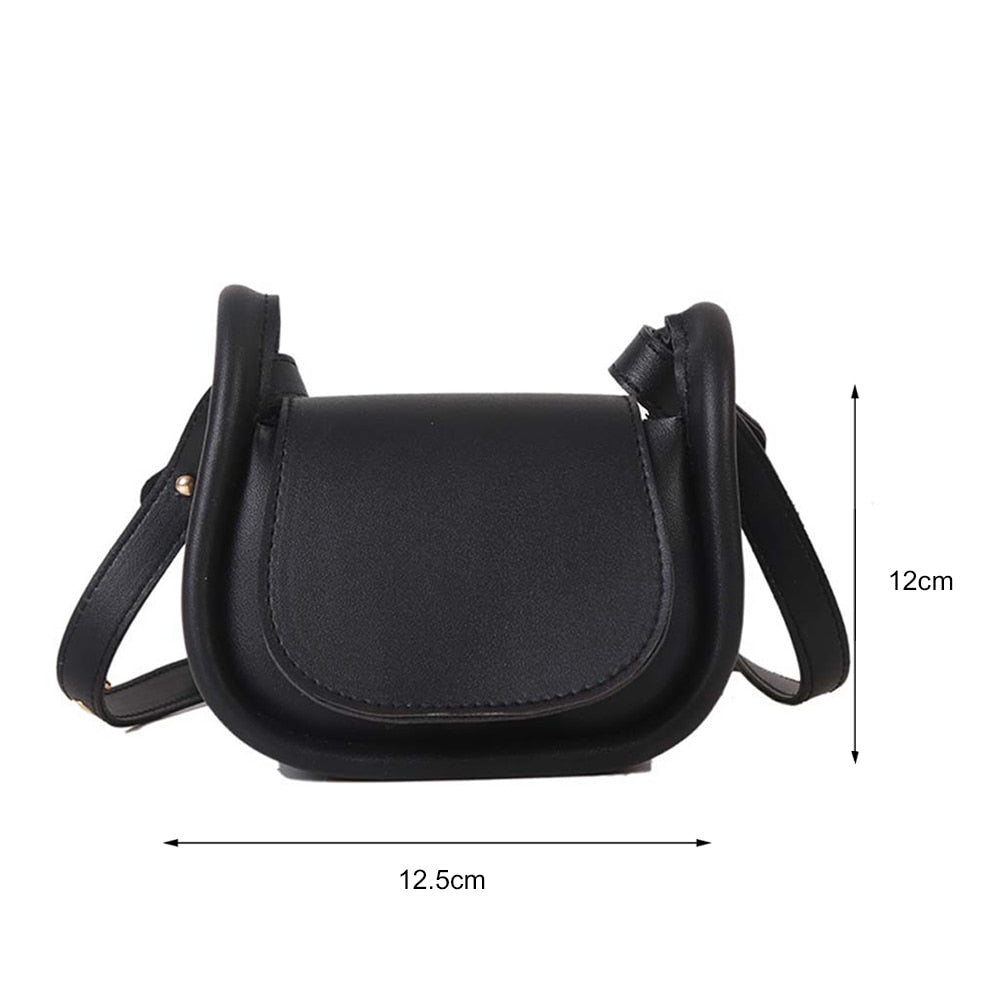 Mini PU Leather Crossbody Bags for Women Summer Fashion Solid Shoulder Bag for Women Outdoor Business Traveling