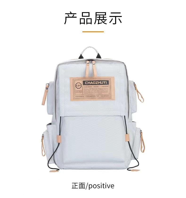 Fashion backpack college student schoolbag fashion travel couple anti splash jellyfish baby outdoor Backpack