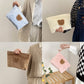 Korean Ins Corduroy Women Cosmetic Bag Case Travel Makeup Organizer For Girls Bear Beauty Brushes Clutch Fabric Toiletry Bags