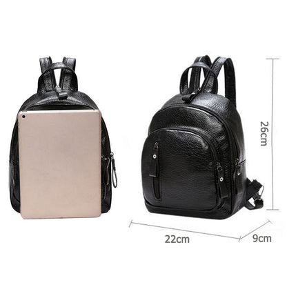 Waterproof Leather Women Backpack High Quality Fashion Anti-theft Women Backpacks Famous Brand Ladies Large Capacity Backpack