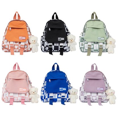 Fashion School Bags for Girls Teenage Student Multifunctional Kawaii Small Travel Shoulder Backpacks Ruckpack Mochila