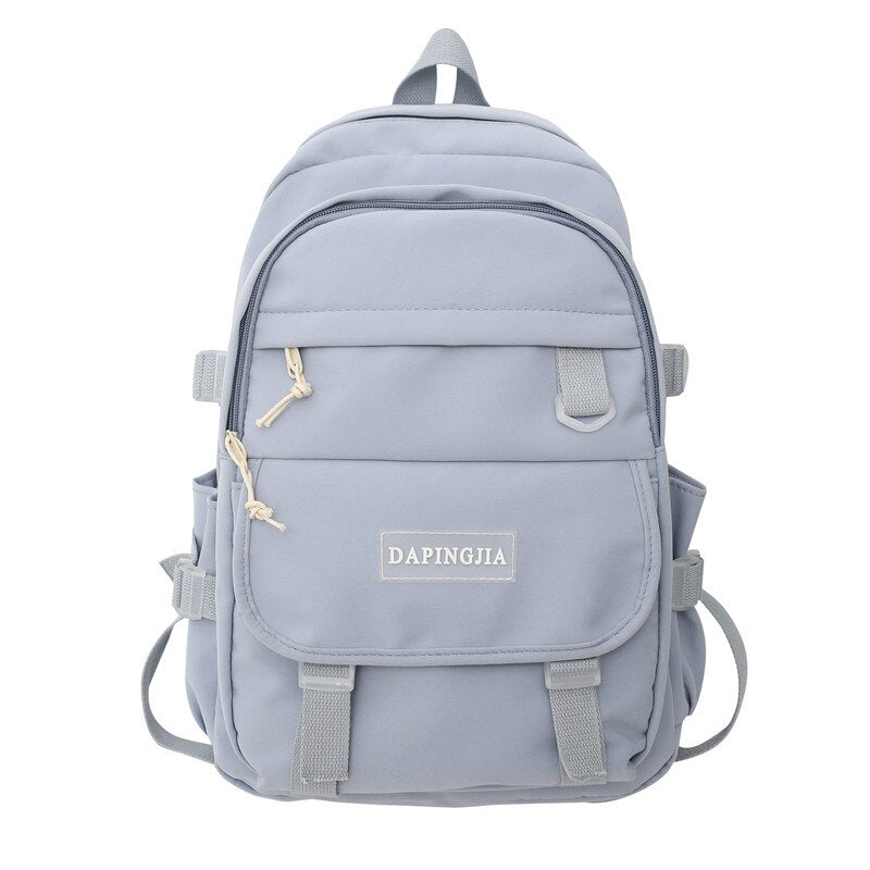 Cool Female Waterproof Backpack White College Backpacks Trendy Lady Laptop Book Girl Travel Student Bag Fashion Women School Bag