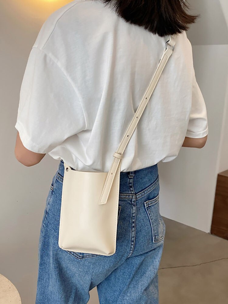 Fashion Mini Shoulder Crossbody Bags for Women Tote Pu Leather Square Solid Women&#39;s Bag Designer Small Trend Iphone Bag Totes