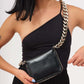 Mini Thread PU Leather Chain Crossbody Bags Women Vintage Money Flap Bag Popular Design Chest Pack Ins Coin Handbags Leisure New
