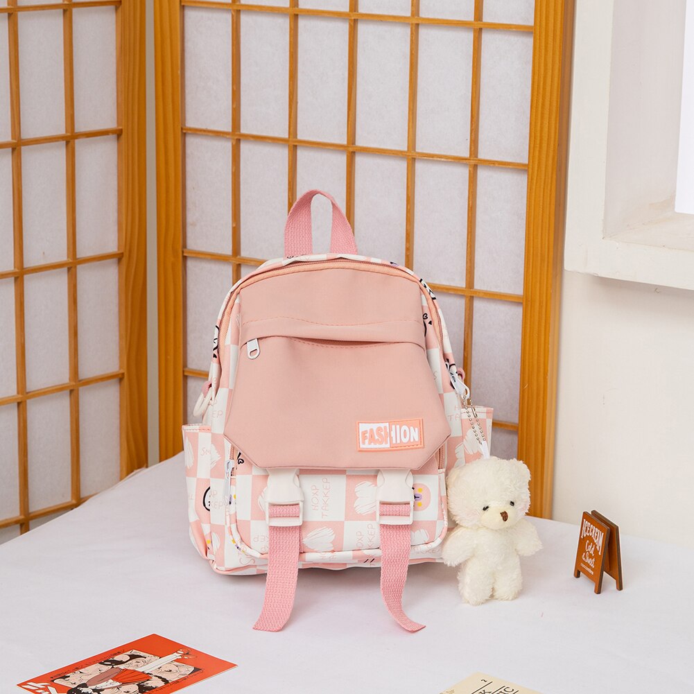 Fashion School Bags for Girls Teenage Student Multifunctional Kawaii Small Travel Shoulder Backpacks Ruckpack Mochila