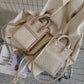 Handmade Straw Shoulder Bags Lesiure Woven Vacation Crossbody Bag Casual Holiday Shoulder Handbag Beach Totes Pouch
