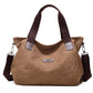 Vintage Canvas Messenger Bags Female Crossbody Handbags Solid Casual Shoulder Bag Ladies Designer Large Capacity Tote Bolso Muje