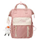 Female Kawaii Mommy Bag Girl Cute Travel Student Backpack Trendy Fashion Lady College Backpack Women Laptop Waterproof Nylon Bag