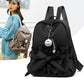 Young Girls Backpack Women School Backpack Bow Design School Bags for Ladies Fashion Pleated Women School Bags Student Book Bags