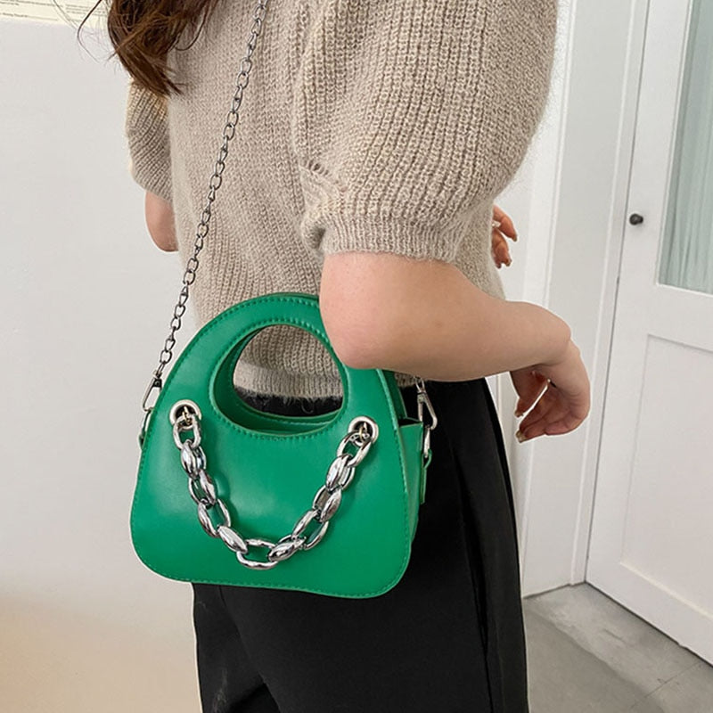 Brand Designer  Women Bag Luxury Leather Small Crossbody Bags High quality Chain Handbag Purse Fashion Chain Female Shoulder Bag
