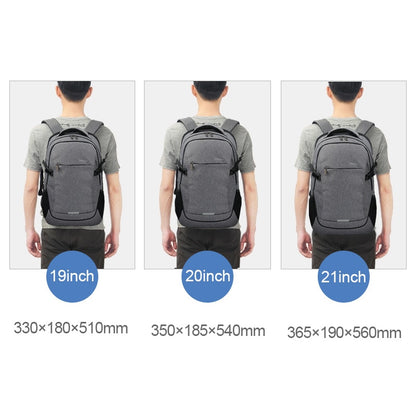 Mixi Ergonomic Design Men Travel Backpack Big Capacity Women School Bag Fit for 15.6&quot; Laptop