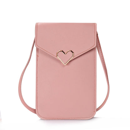 Women&#39;s Small Crossbody Shoulder Bags PU Leather Female Cell Phone Pocket Bag Ladies Purse Card Clutches Wallet Messenger Bags