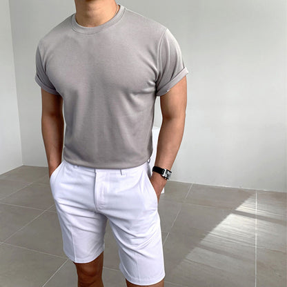 xiangtuibao - Gentleman elegant casual shorts Mens pants