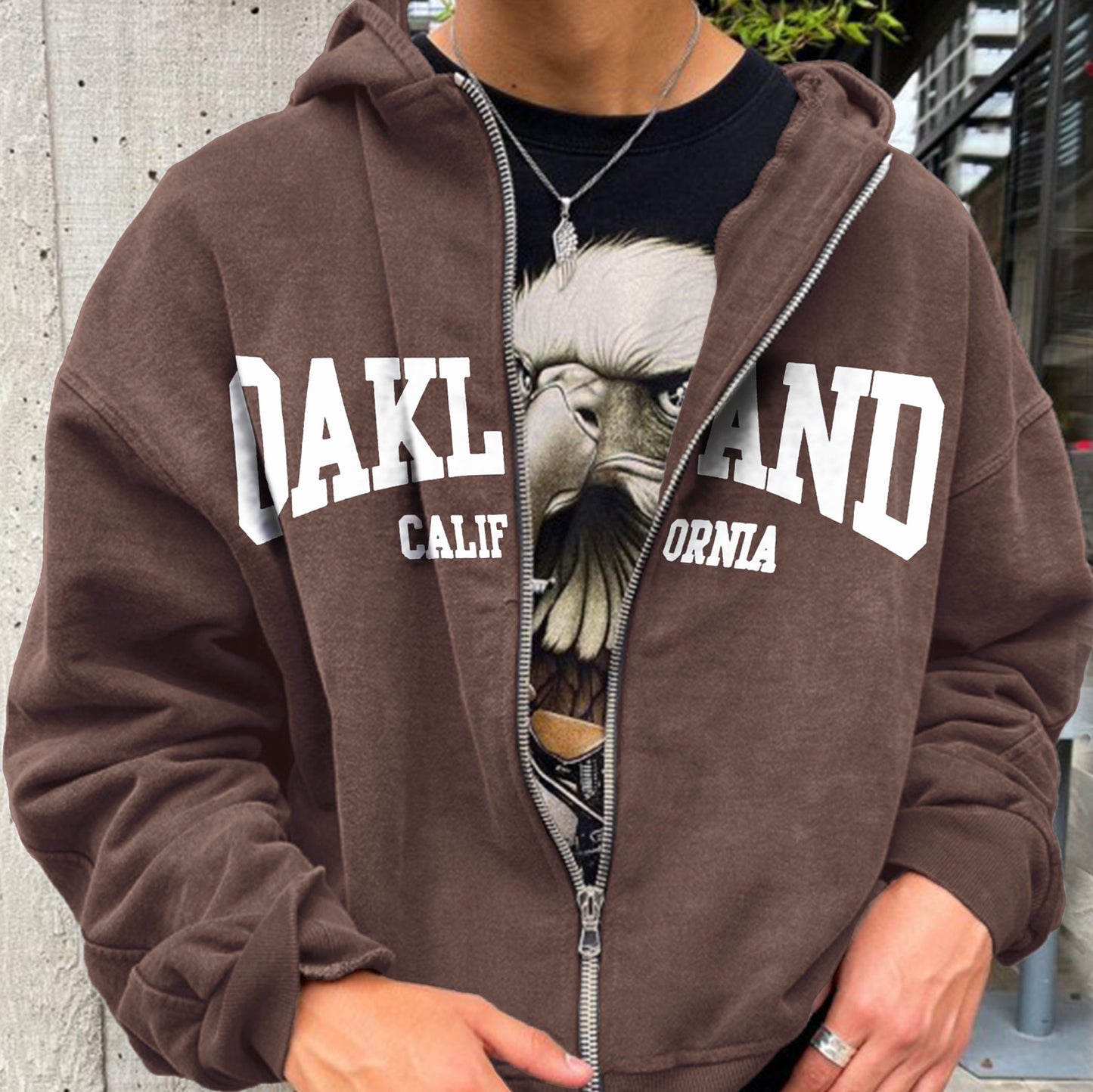 xiangtuibao - Retro Men's MALIBU Zip Hoodie Jacket