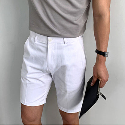 xiangtuibao - Gentleman elegant casual shorts Mens pants